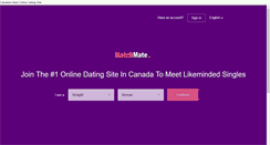 Desktop Screenshot of matchmate.ca